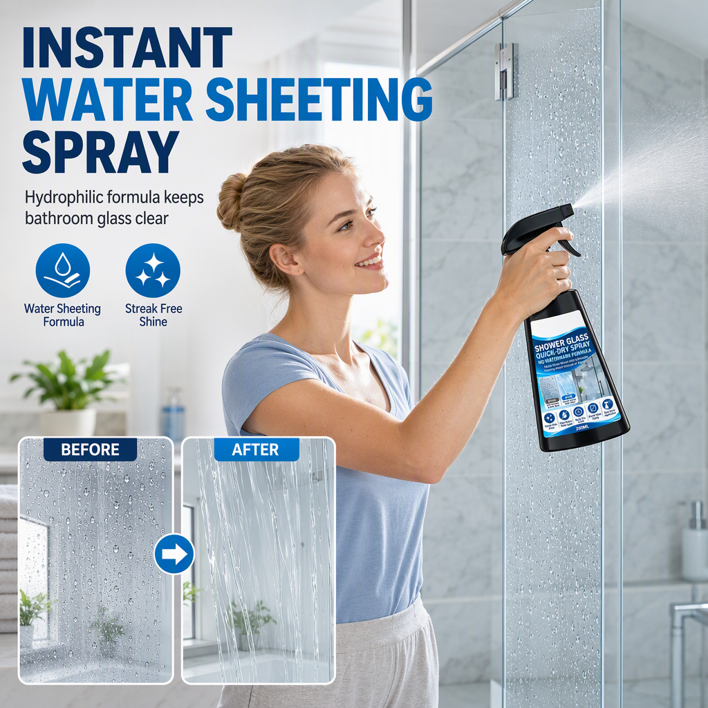 Snel Drogende Douceglas Spray met Handdoek