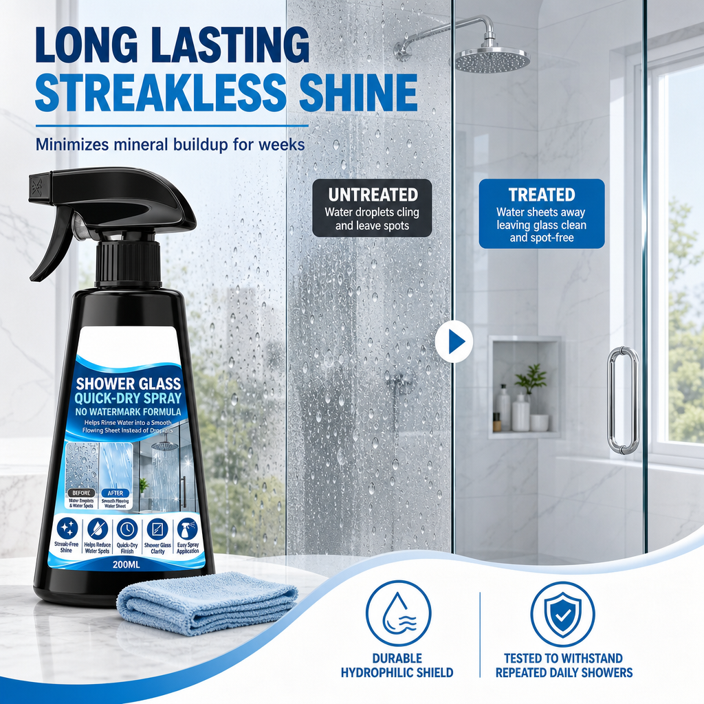 Snel Drogende Douceglas Spray met Handdoek