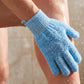 💙🌸 50% KORTING! Van doffe huid naar stralende teint – deze exfoliërende badhandschoenen met vijf vingers verwijderen dode cellen en zorgen voor een luxe schuimlaag!