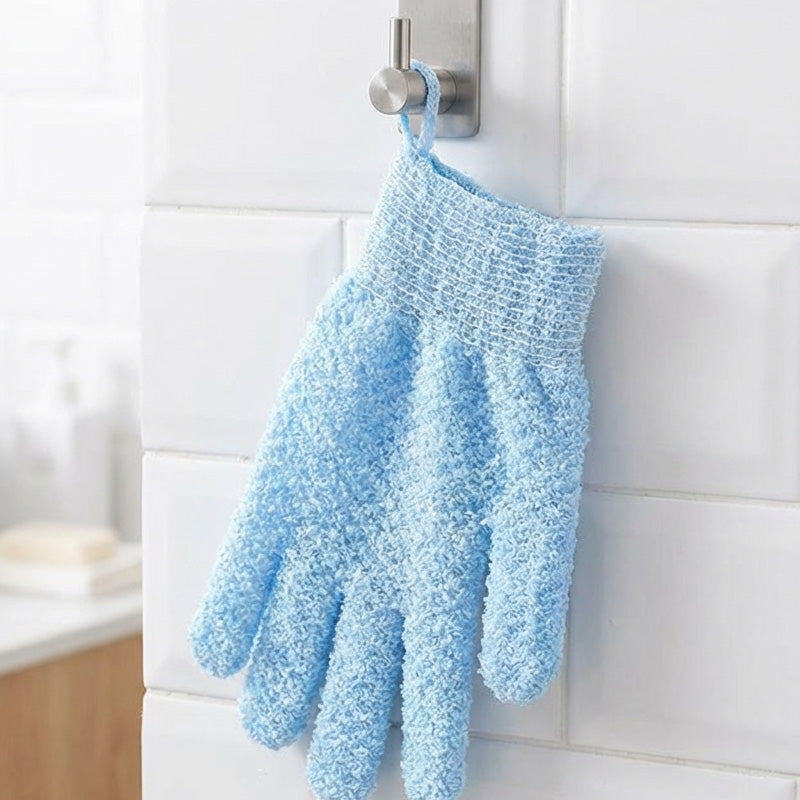 💙🌸 50% KORTING! Van doffe huid naar stralende teint – deze exfoliërende badhandschoenen met vijf vingers verwijderen dode cellen en zorgen voor een luxe schuimlaag!