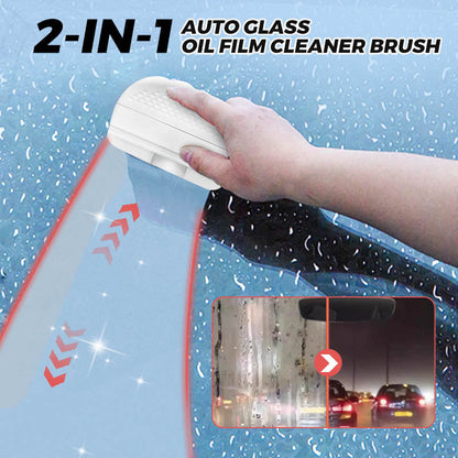 2-in-1 Oliefilm reinigingsborstel voor autoglas