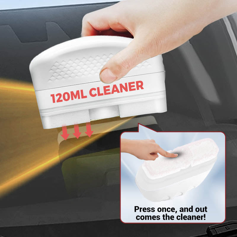 2-in-1 Oliefilm reinigingsborstel voor autoglas