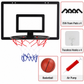 🏀Speelset met aan de muur te bevestigen, opvouwbare basketbalring voor kinderen, zonder boren, voor binnen en buiten