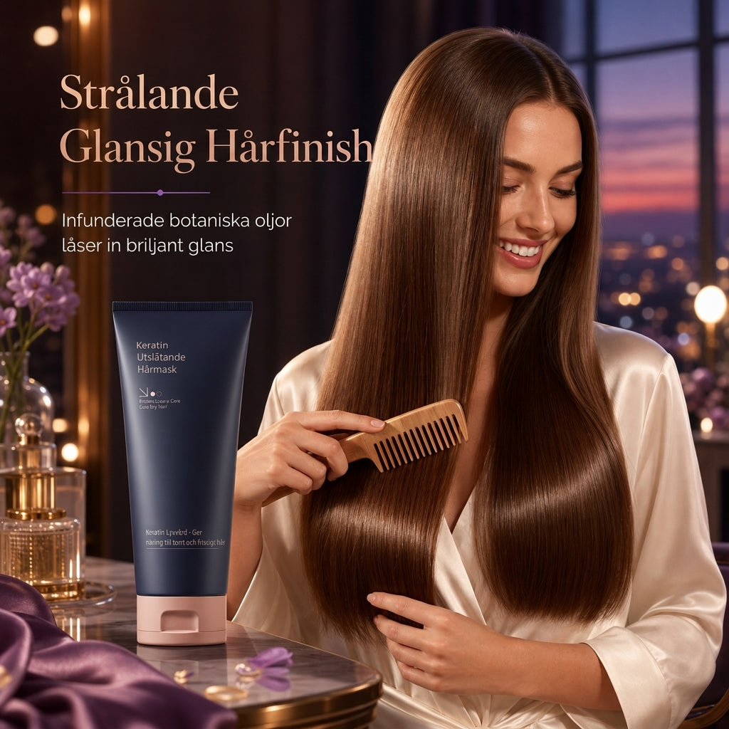 🧼 50 % KORTING 💇 Keratine-gladmakend haarmasker 320 ml Voedende en herstellende behandeling voor droog, kroezig en beschadigd haar 🧴