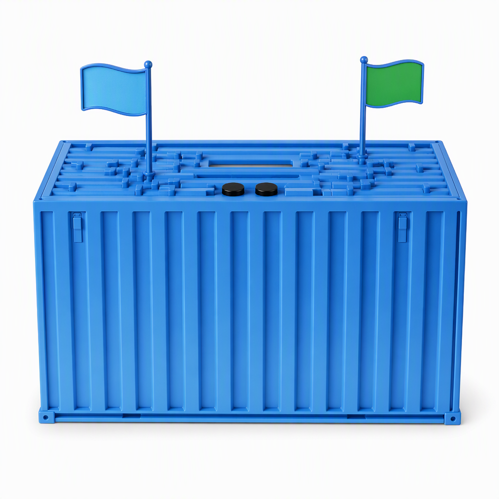⏳ Tijdelijk 50% Korting💥 Digitale Spaarpot in Zeecontainer-Vorm met Automatische Muntteller voor EUR, USD & GBP Munten – Elektronische Spaarpot op Batterijen